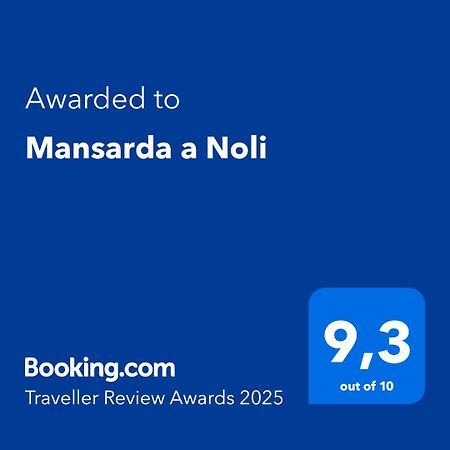 Mansarda a Noli Villa Bagian luar foto