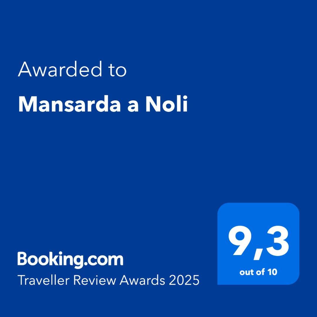 Mansarda a Noli Villa Bagian luar foto